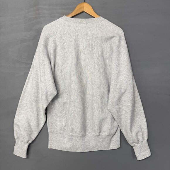 Vintage North Carolina UNC Tar Heels Grey 90s Reverse Weave Sweatshirt Size Larg - Picture 2 of 7